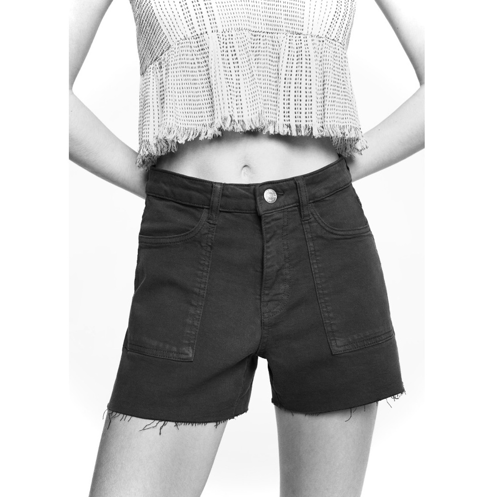 WILFRED | 4 | Wilfred Free Naves Shorts Black High Rise 100% Cotton